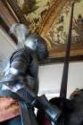 Lisbon, Portugal. Medieval knights armor. Art Print